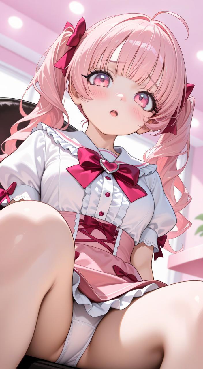 「キャッ！な、何してるんですか！」