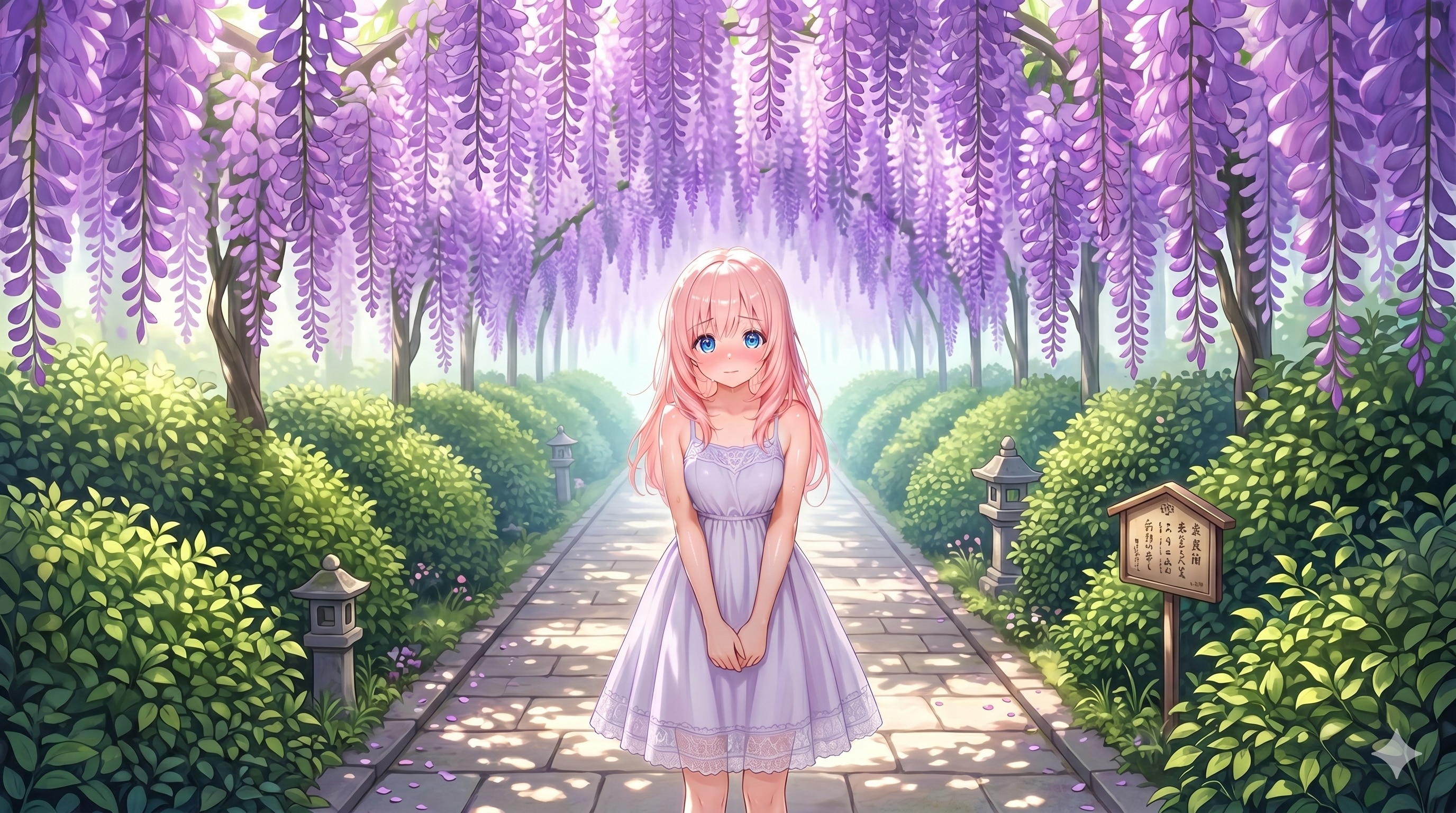 藤の花とえきどなさん | の人気AIイラスト・グラビア