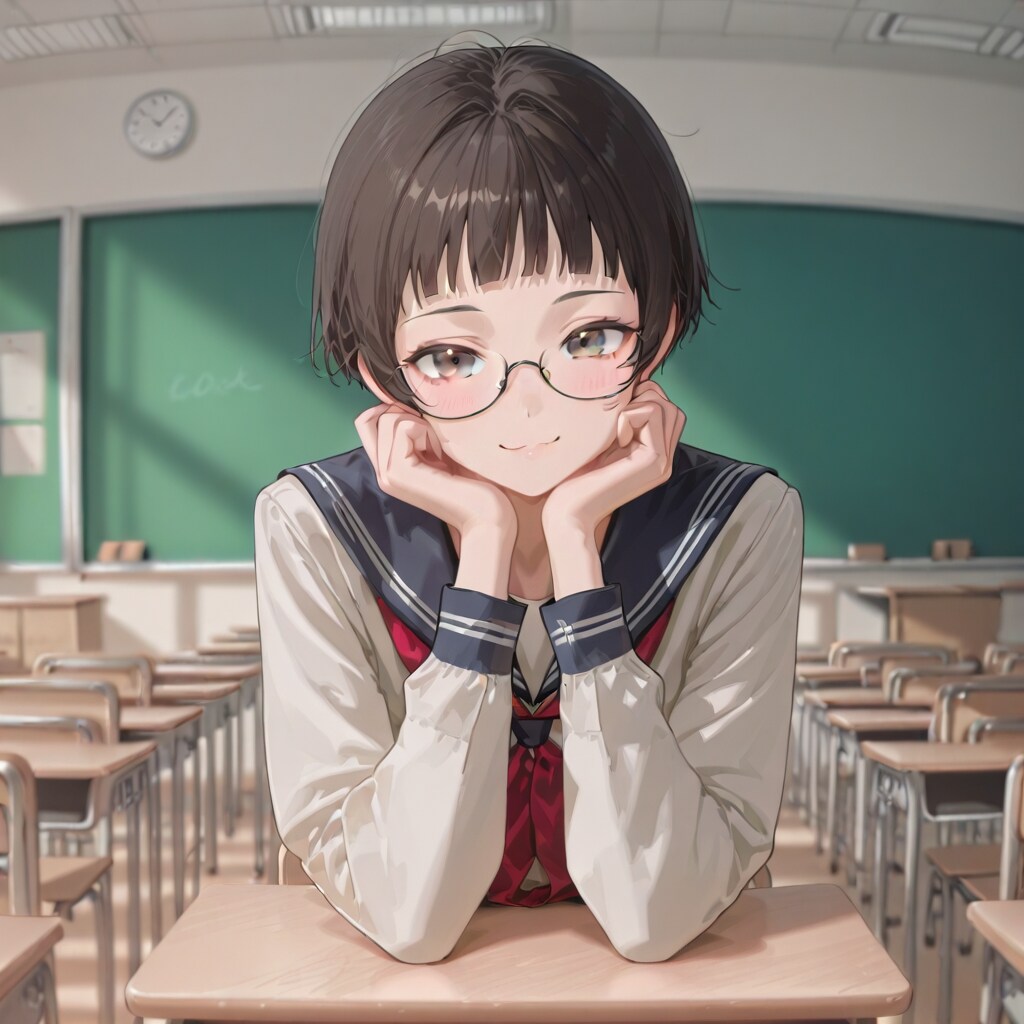 なんか気づかない？（昨日髪を切った） | の人気AIイラスト・グラビア