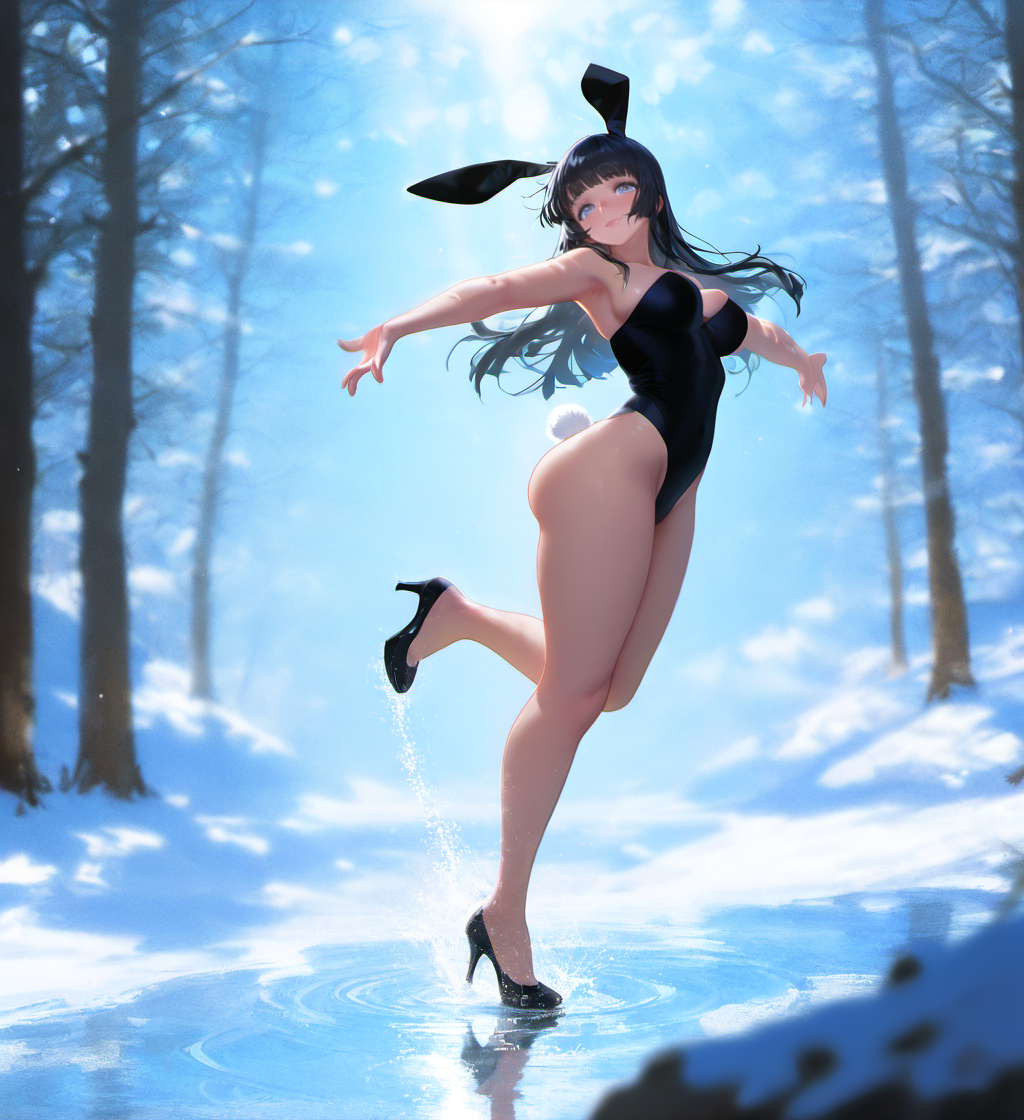 雪うさぎ