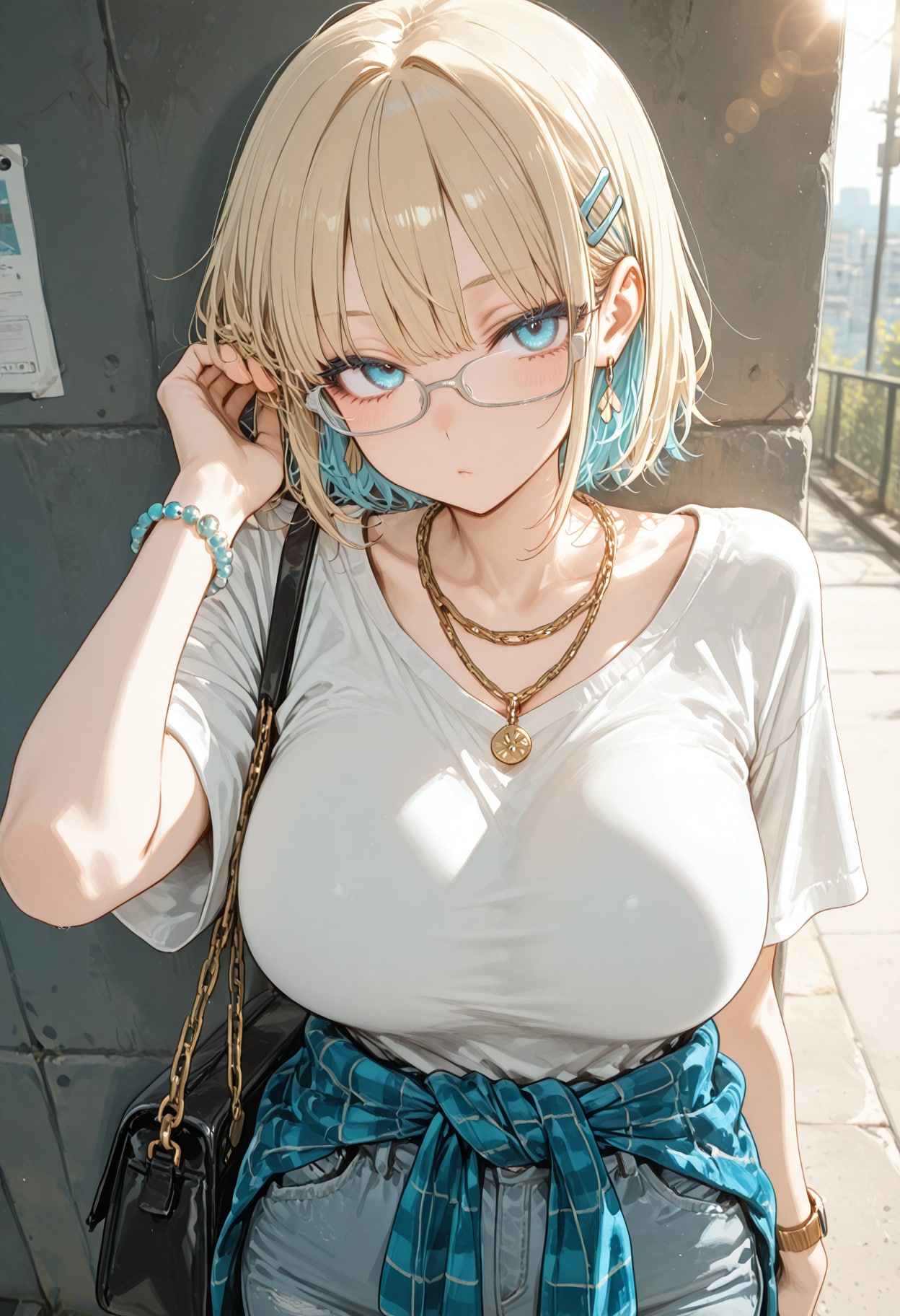 マチ合わせ | の人気AIイラスト・グラビア