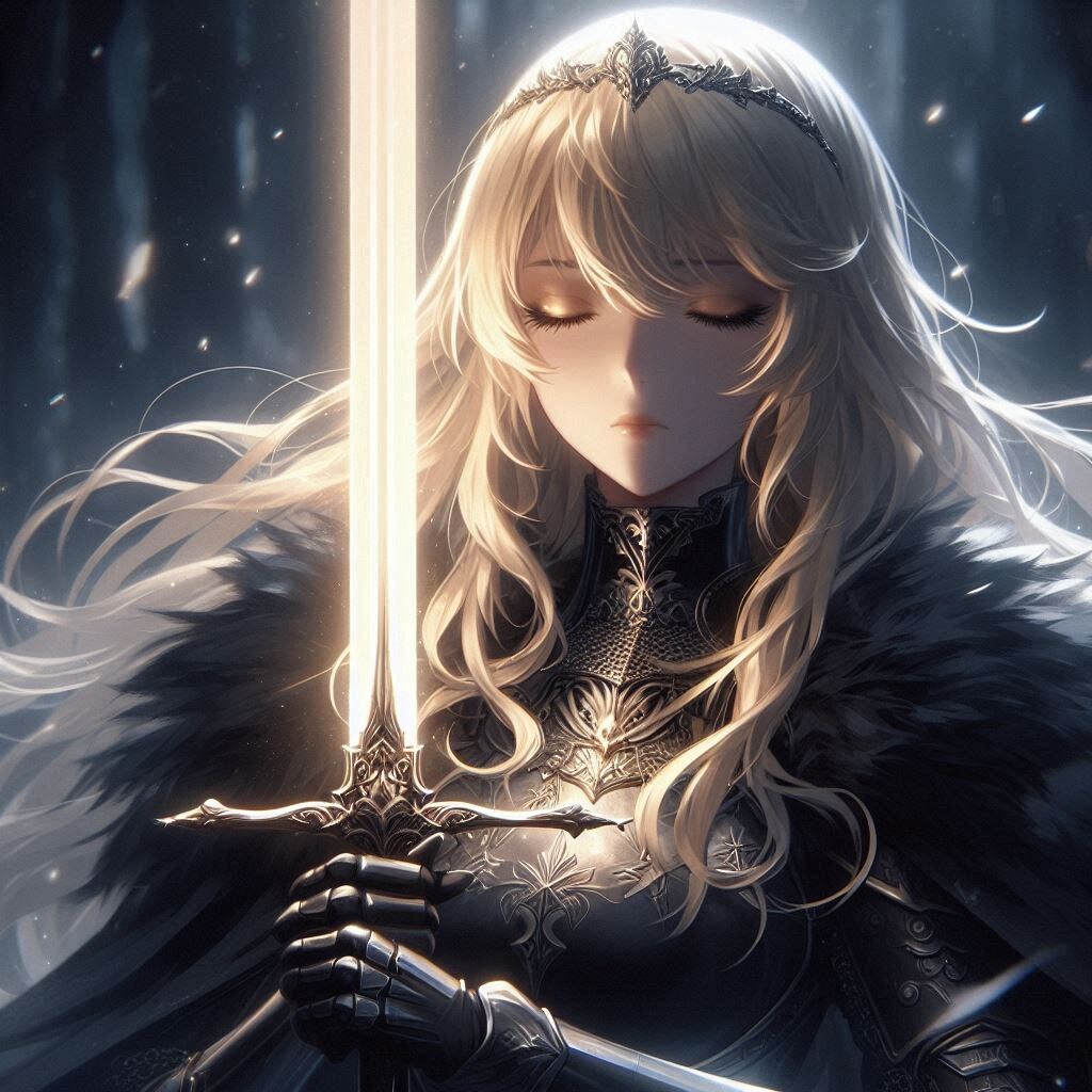 ブロンドの女騎士さん804