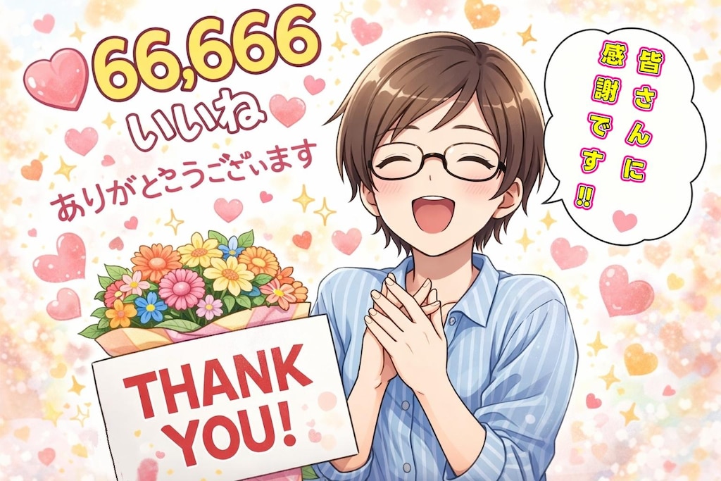 皆さんに感謝です！