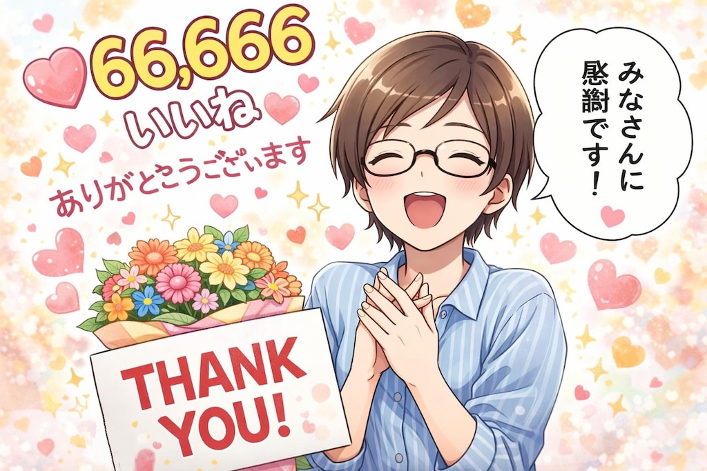 皆さんに感謝です！