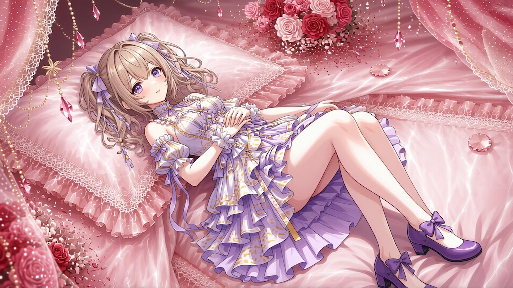 茶髪少女とドレス　その8-3