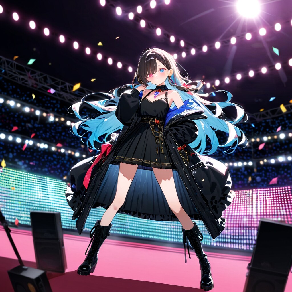 黒づくめのアイドル