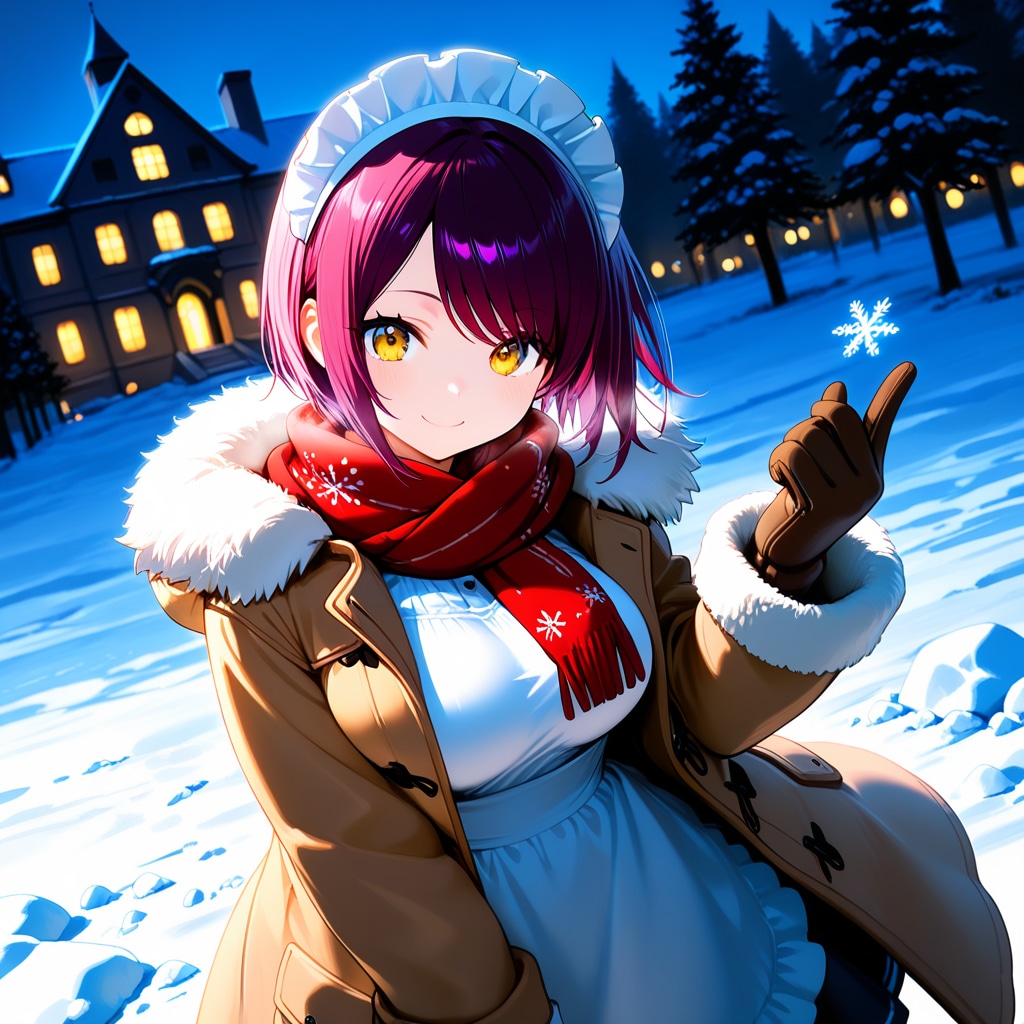 こんばんは（挨拶メイドの芽衣ちゃん）