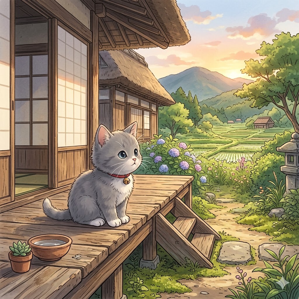 グレーの子猫