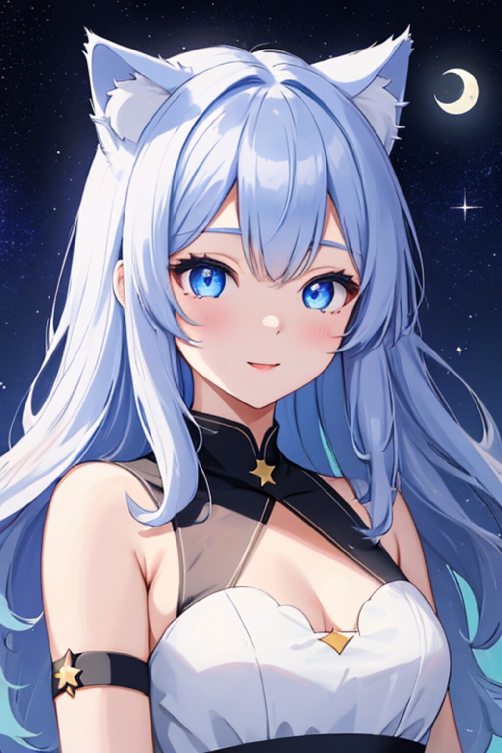 月の不思議な少女-No.4