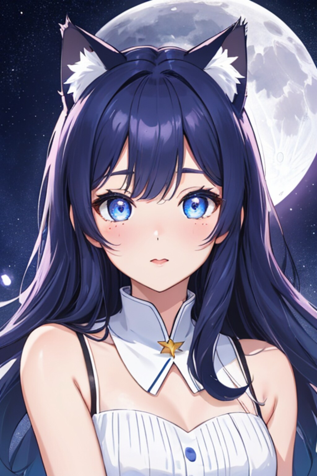 月の不思議な少女-No.4