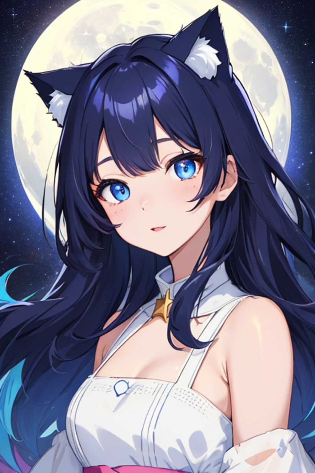 月の不思議な少女-No.4