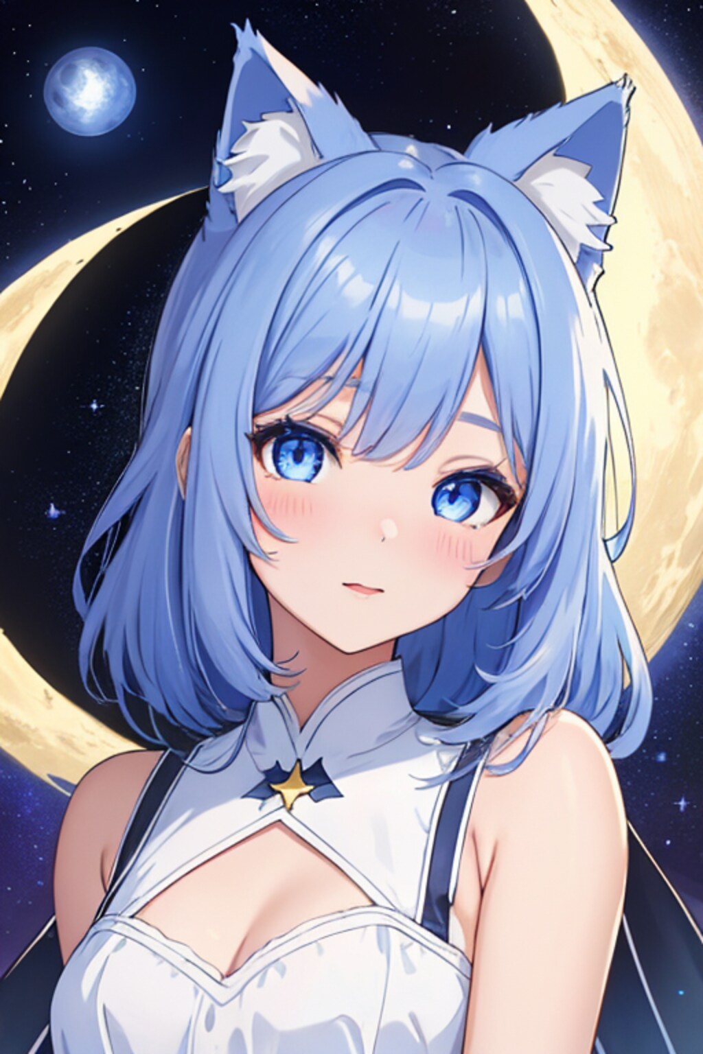 月の不思議な少女-No.4