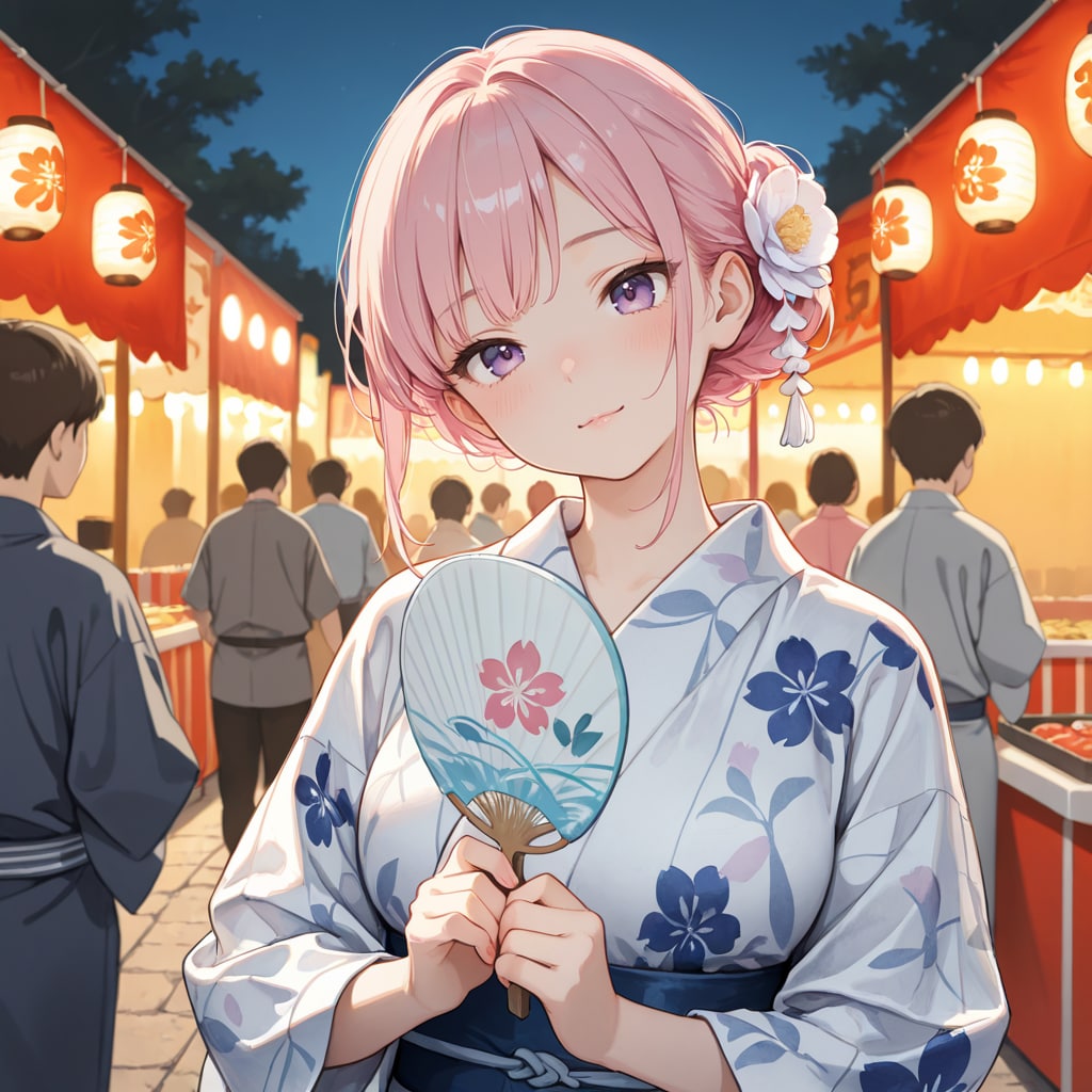 ひなちゃん、夏祭りデート