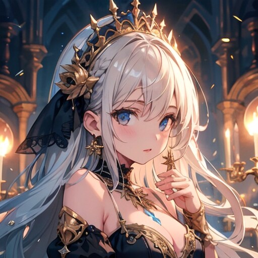 ロココ調黒ドレス