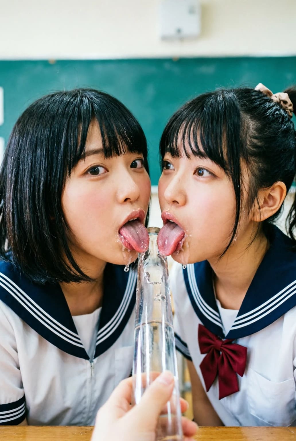 ふたりでなめる