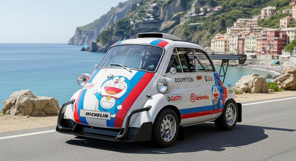 イセッタドラえもん痛車ラリーカー