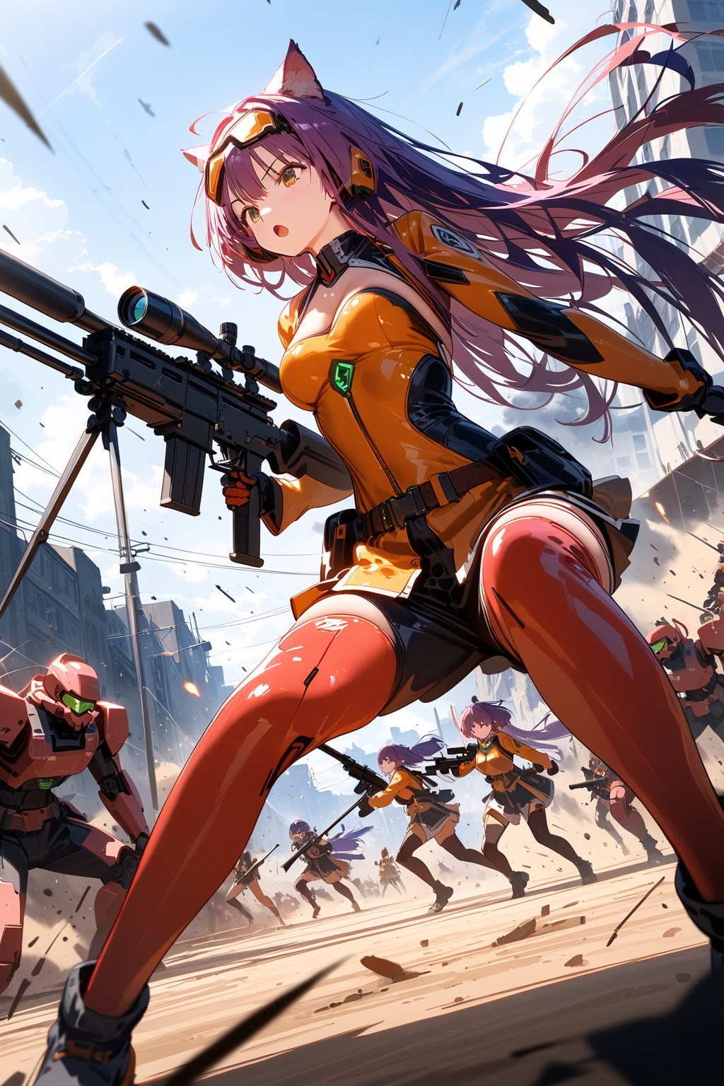 猫耳娘 スカイペネトレーター奪取作戦 | の人気AIイラスト・グラビア