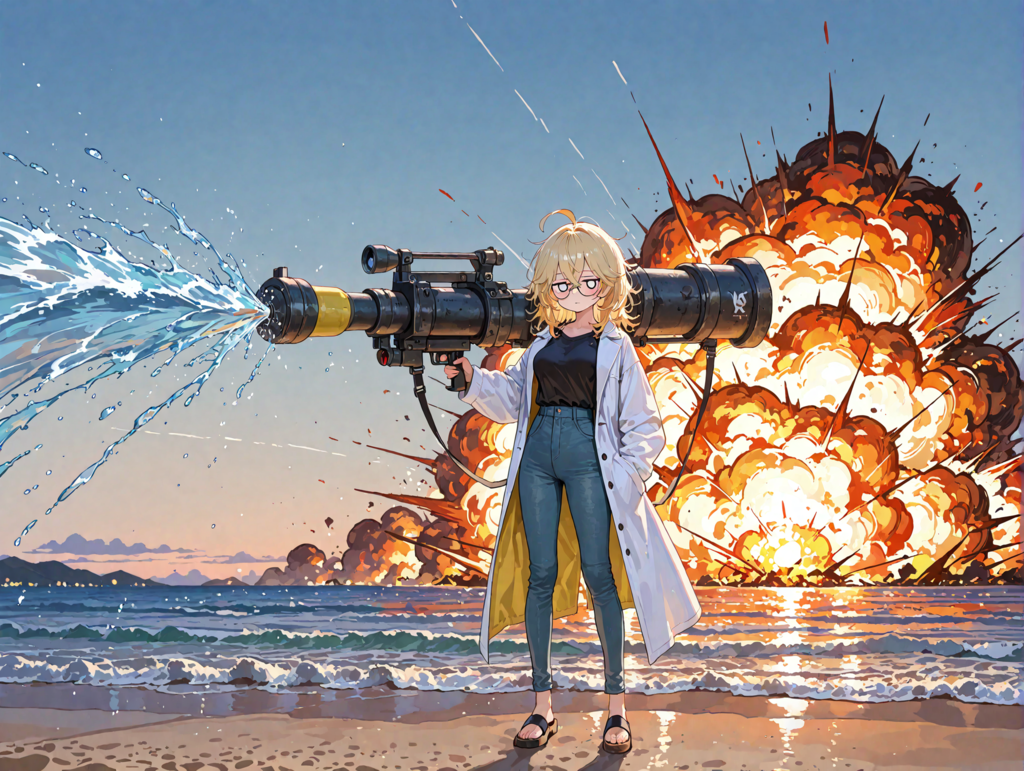 ランチャー型水鉄砲