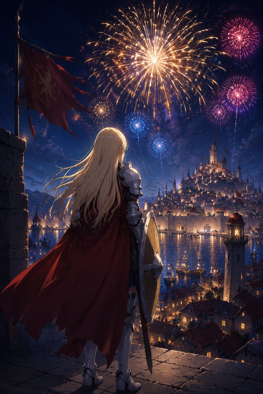 花火の夜 | の人気AIイラスト・グラビア