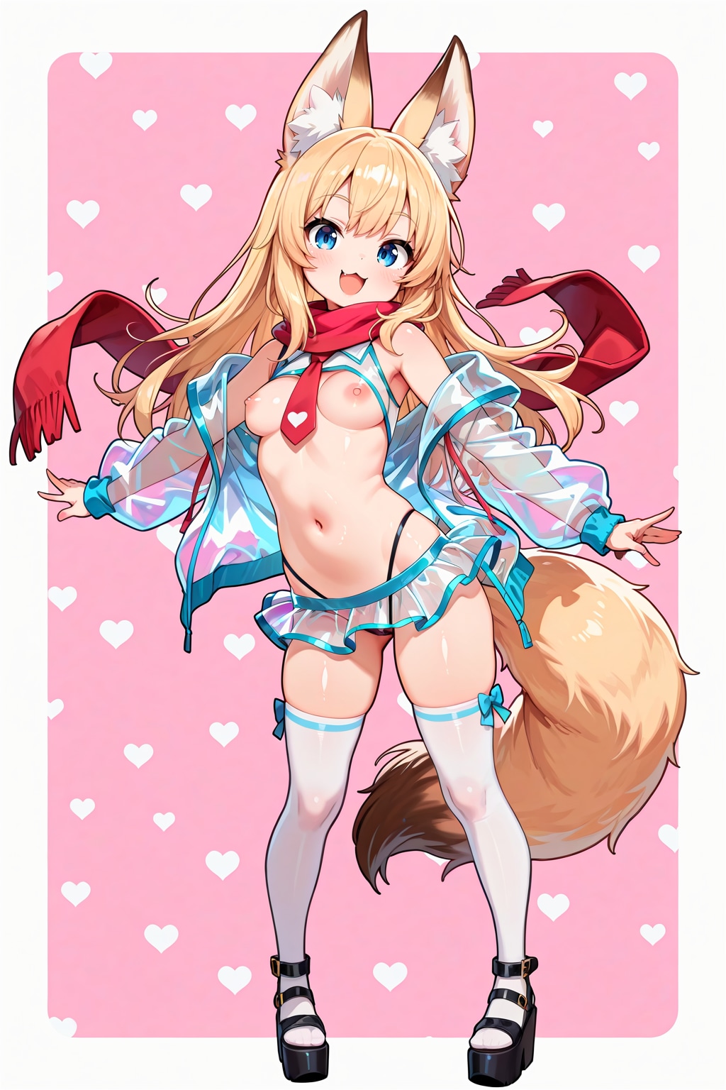 ドスケベすぎる衣装のケモミミ