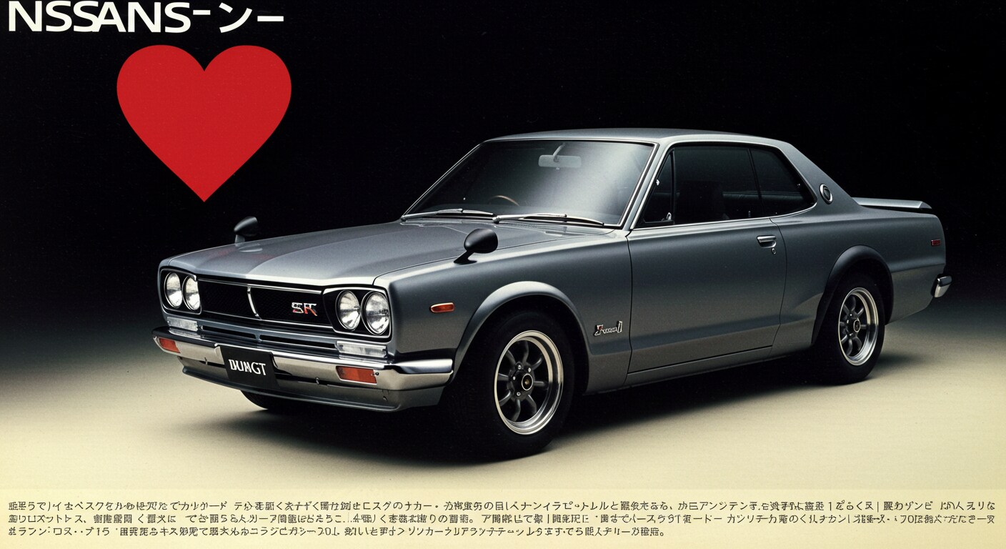 スカイライン2000GT-R カタログ風 | の人気AIイラスト・グラビア