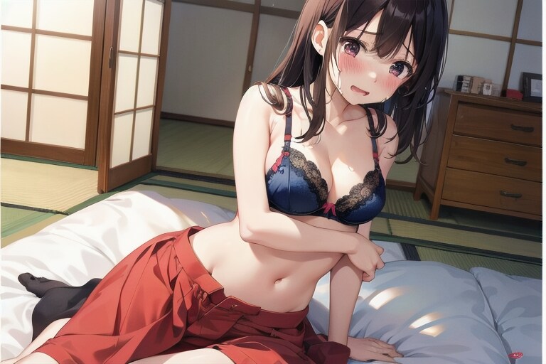 幼なじみを脱がせてみたら大きかったけど、泣いてしまった