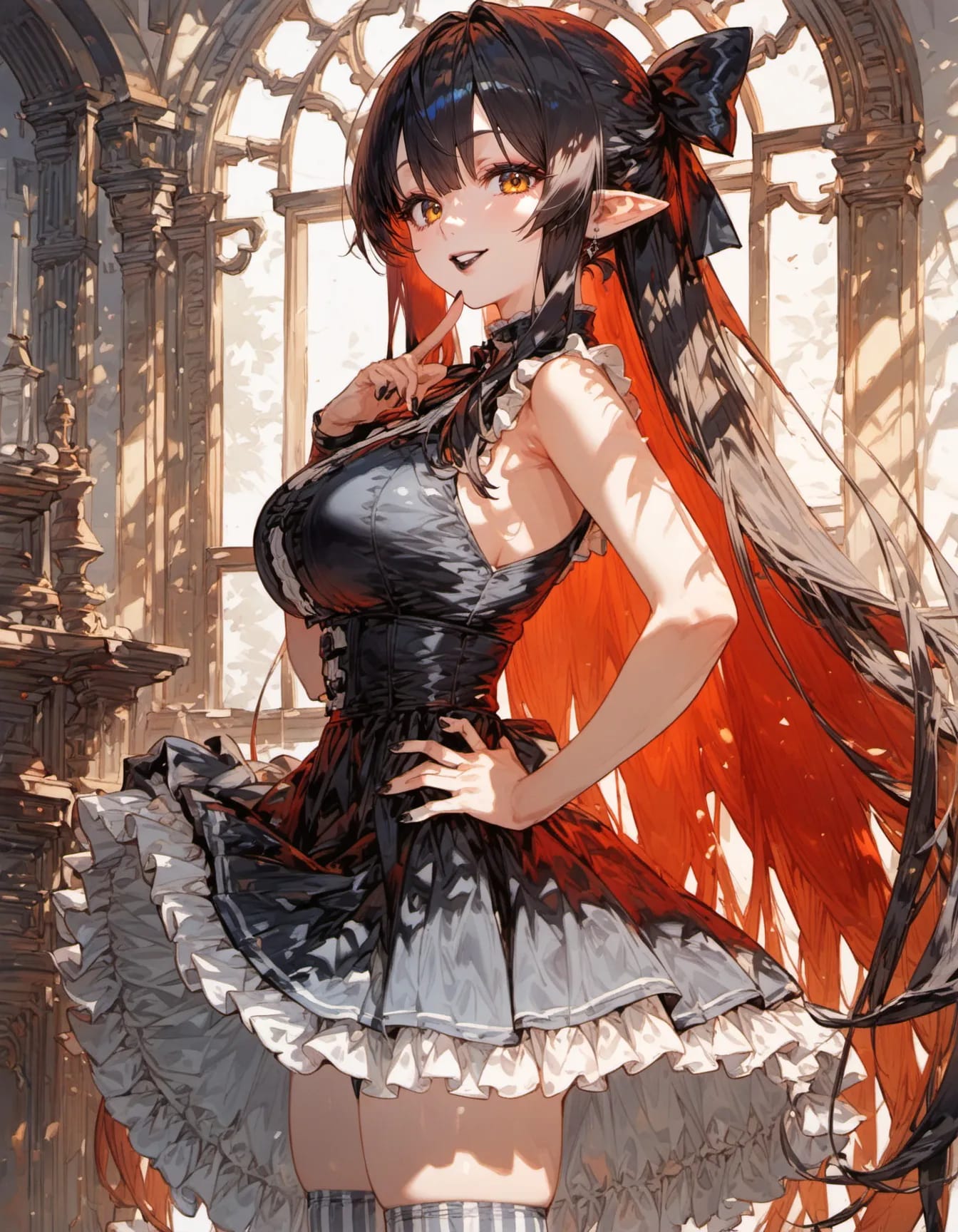 The Gothic Heiress | の人気AIイラスト・グラビア