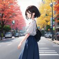 歩く、スニーカー娘 2枚目