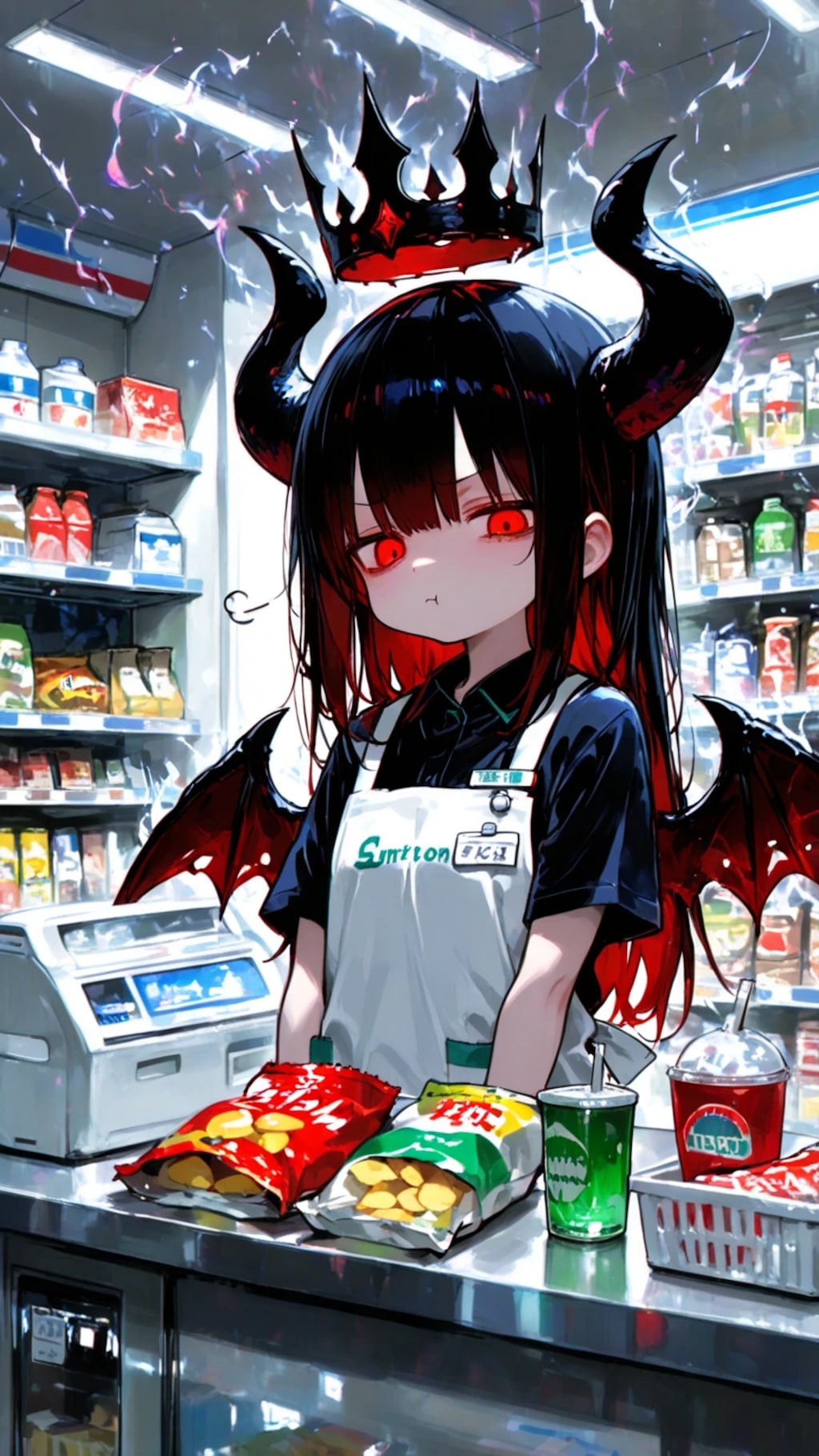 コンビニバイトの魔王様とクレーマーな堕天使ちゃん