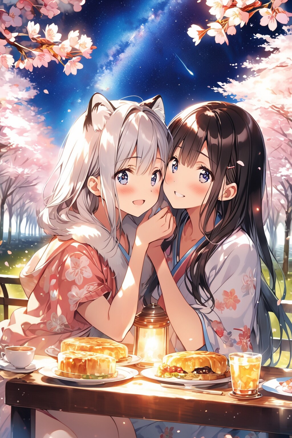 夜桜見物🌸