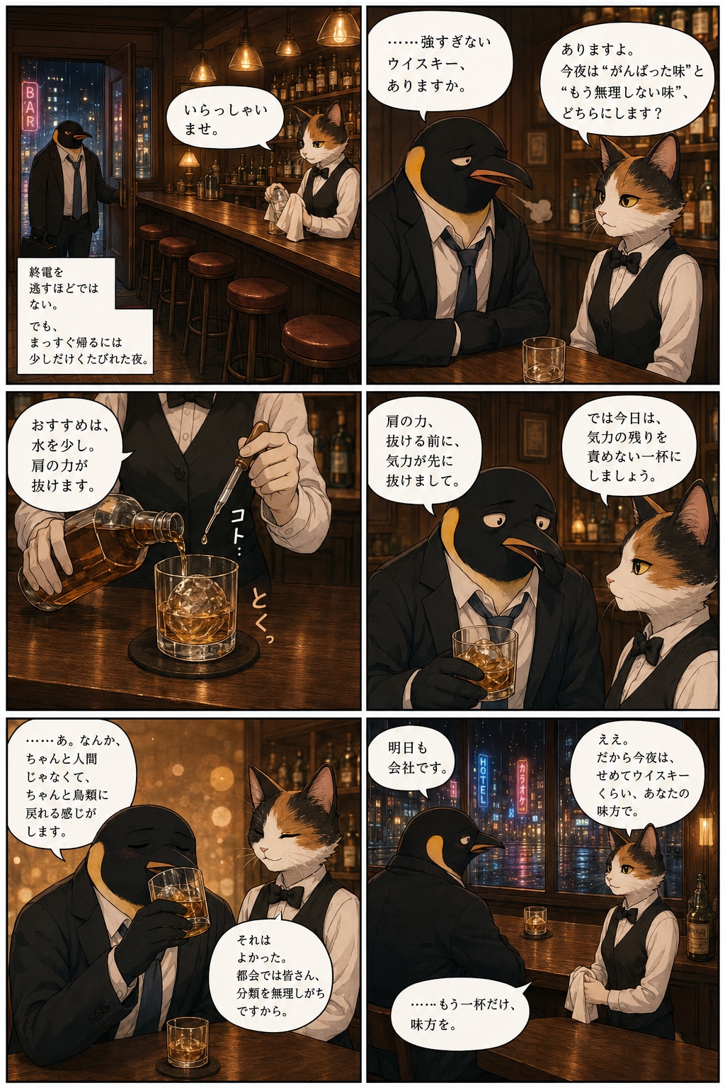 猫とペンギン