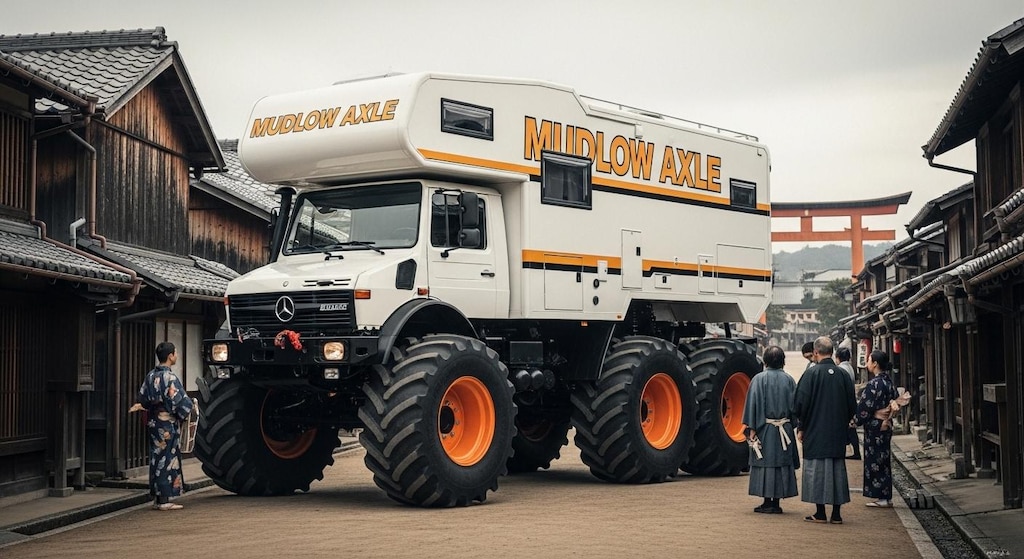 ウニモグキャンピングカーモンスター