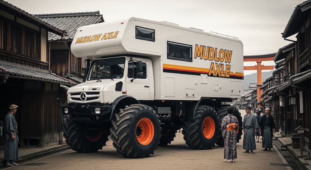 ウニモグキャンピングカーモンスター