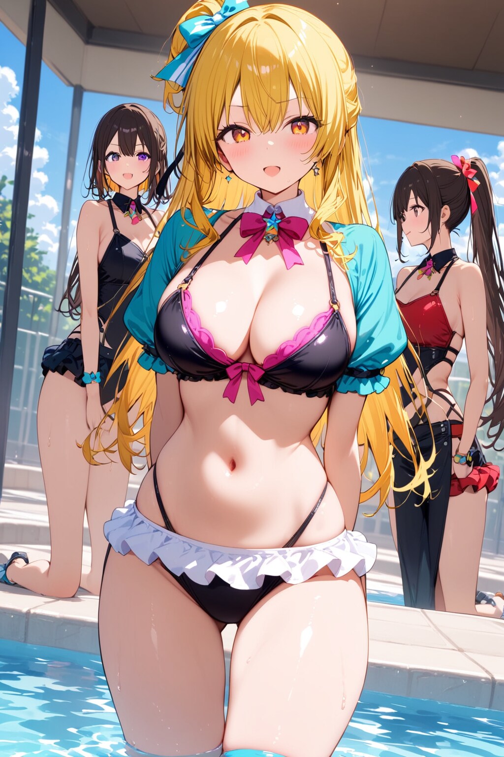 新しい水着。どうかな？
