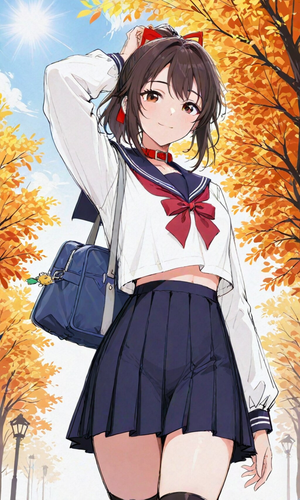 ポニーテールの子