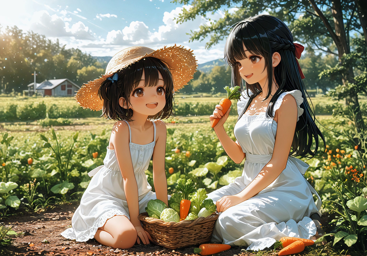 春の恵みを、ふたりで。 | の人気AIイラスト・グラビア