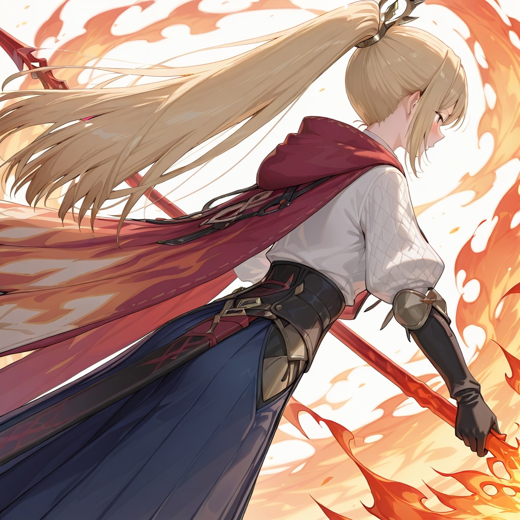 炎の槍 | の人気AIイラスト・グラビア