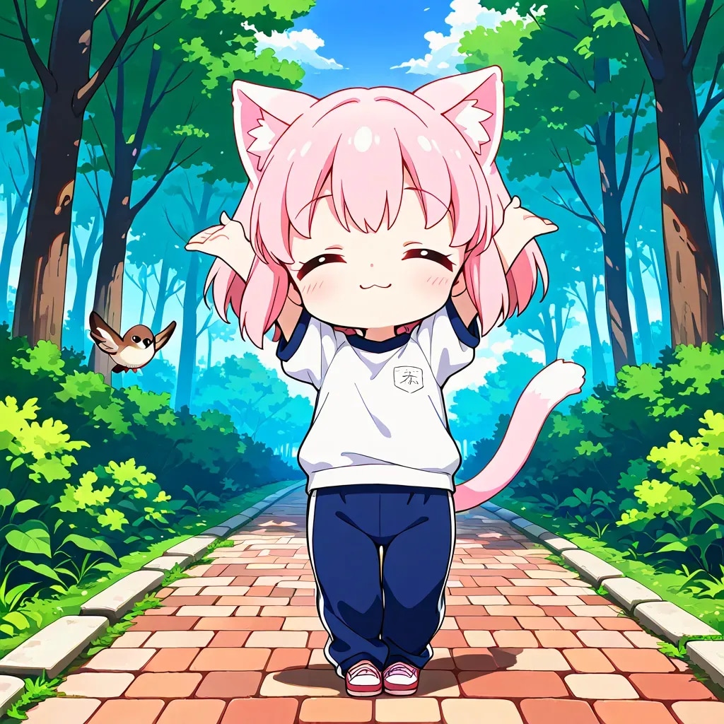 みんなでおはようにゃん・はるこちゃん