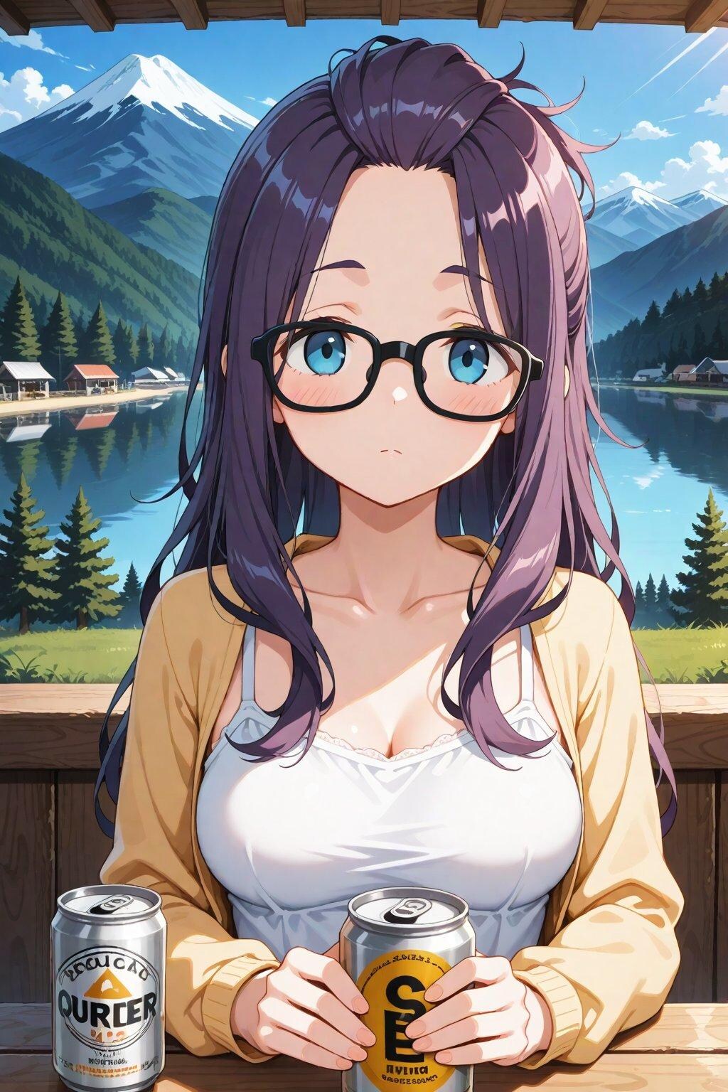 🌸まだ咲いてないので桜さんを見ながら飲む(*´ω｀*)🍺お花見