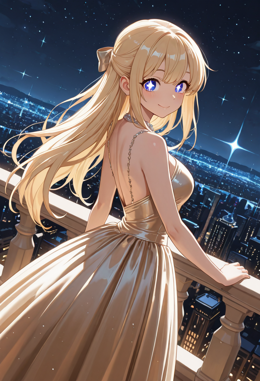 星降る夜のドレス
