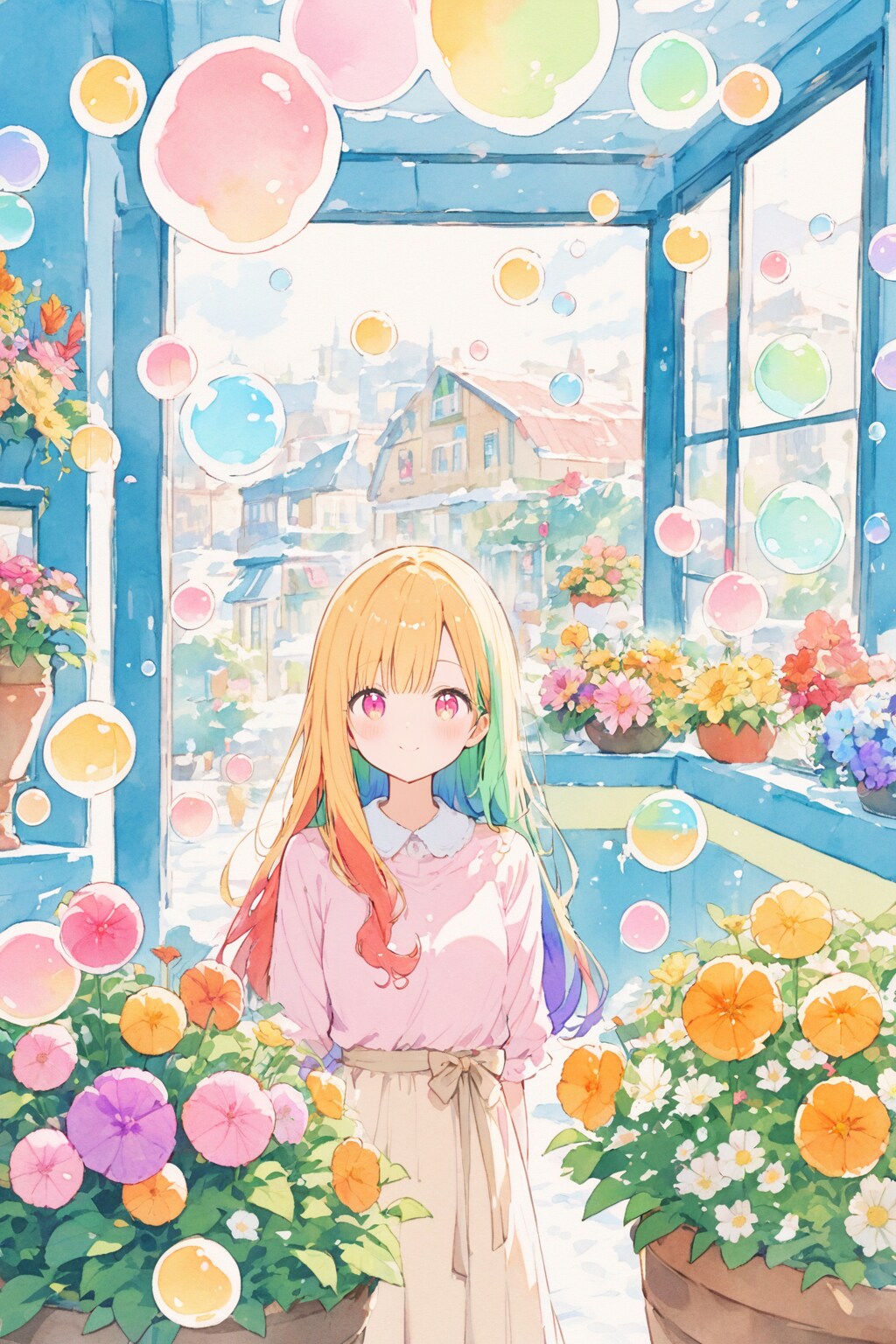 お花に包まれて穏やかに