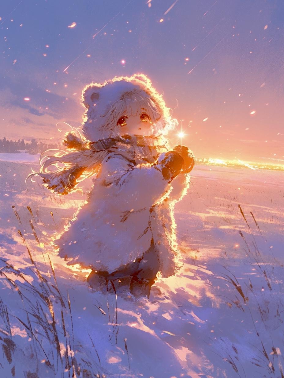 冬✖︎くま娘🐾 | の人気AIイラスト・グラビア