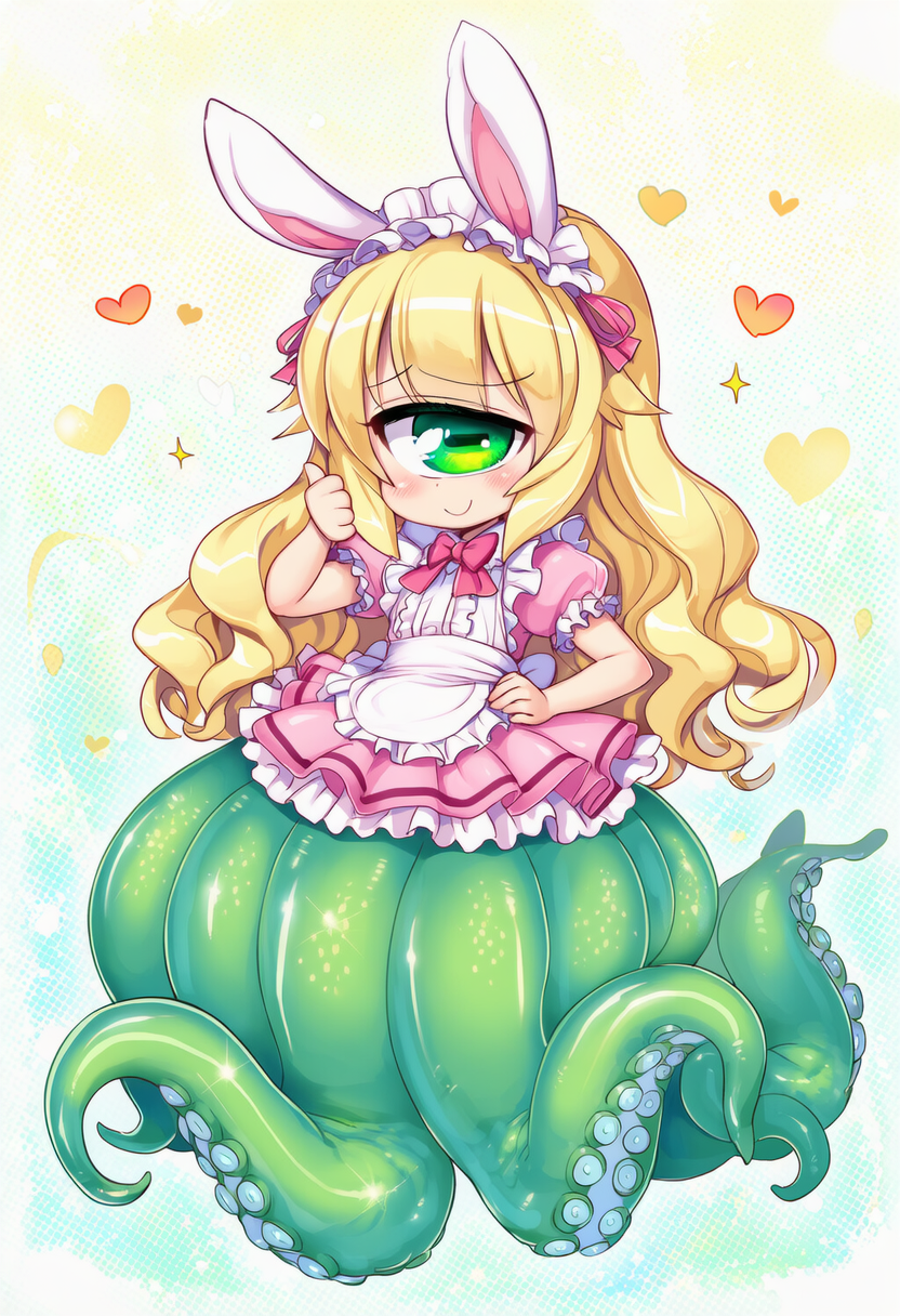 単眼スキュラ　うさ耳 | の人気AIイラスト・グラビア
