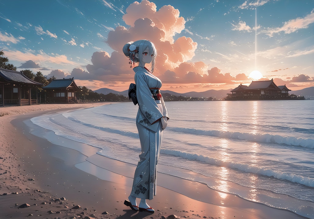 懐かしき海辺のひととき