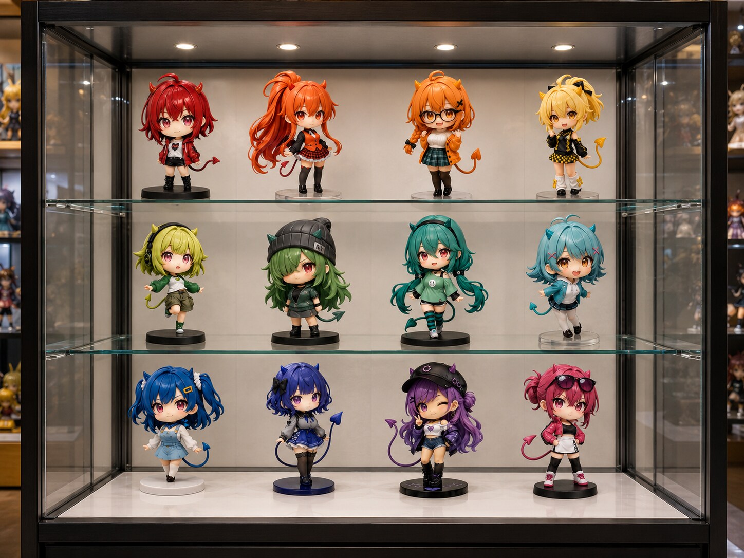 ちびキャラ小悪魔ガールズフィギュア