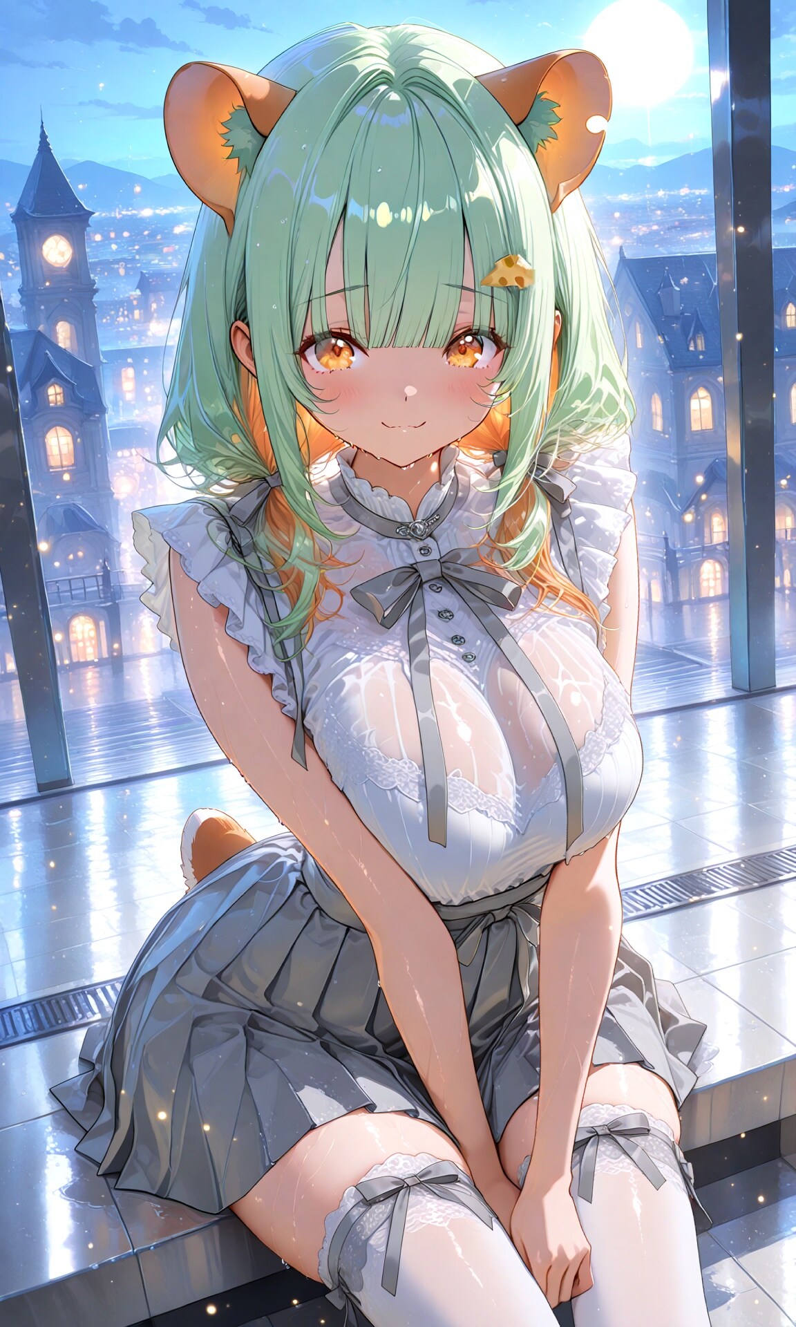 通り雨びっくりしたね