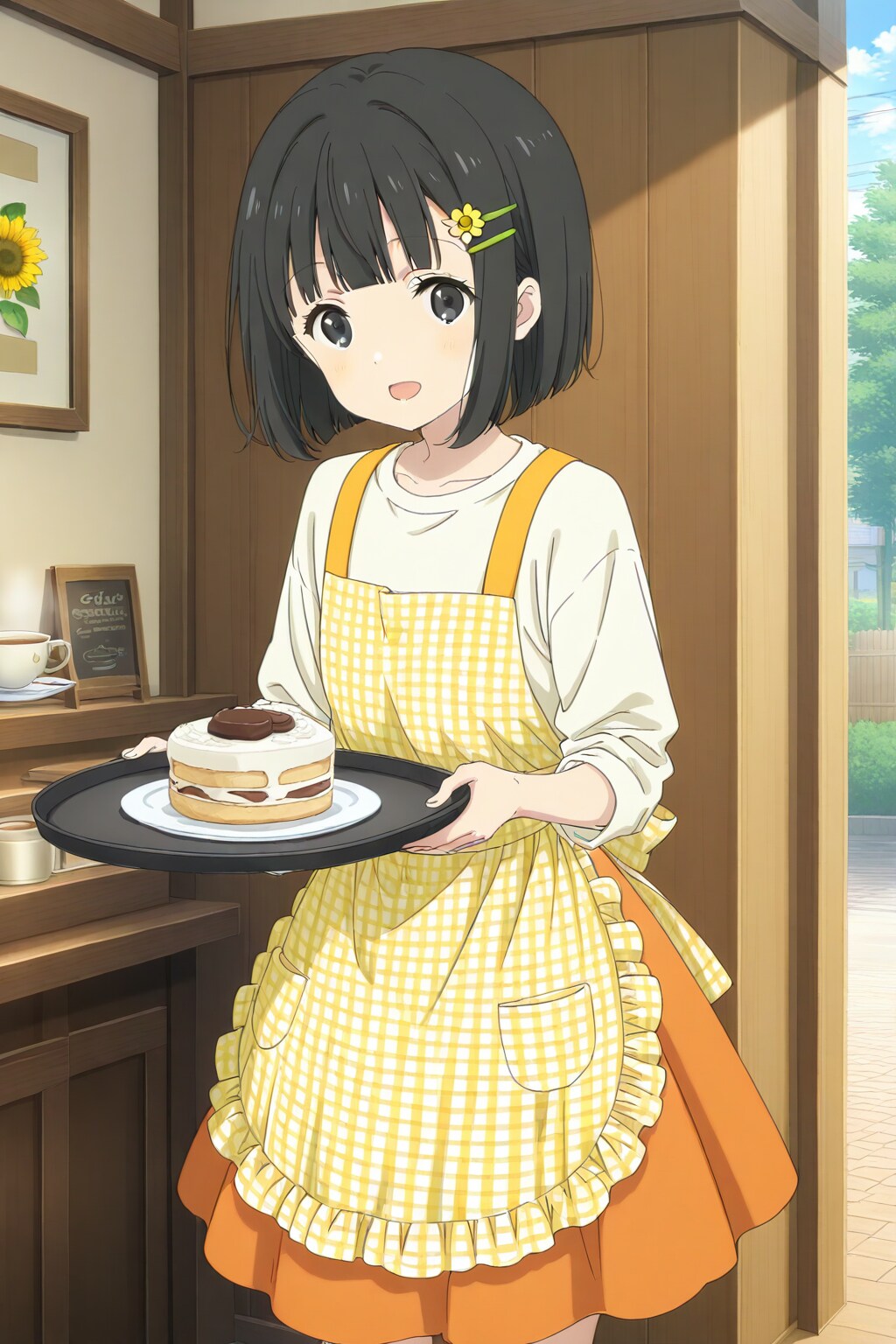 妹ちゃん✨カフェへようこそ‼️🥰🌻🍰☕✨５