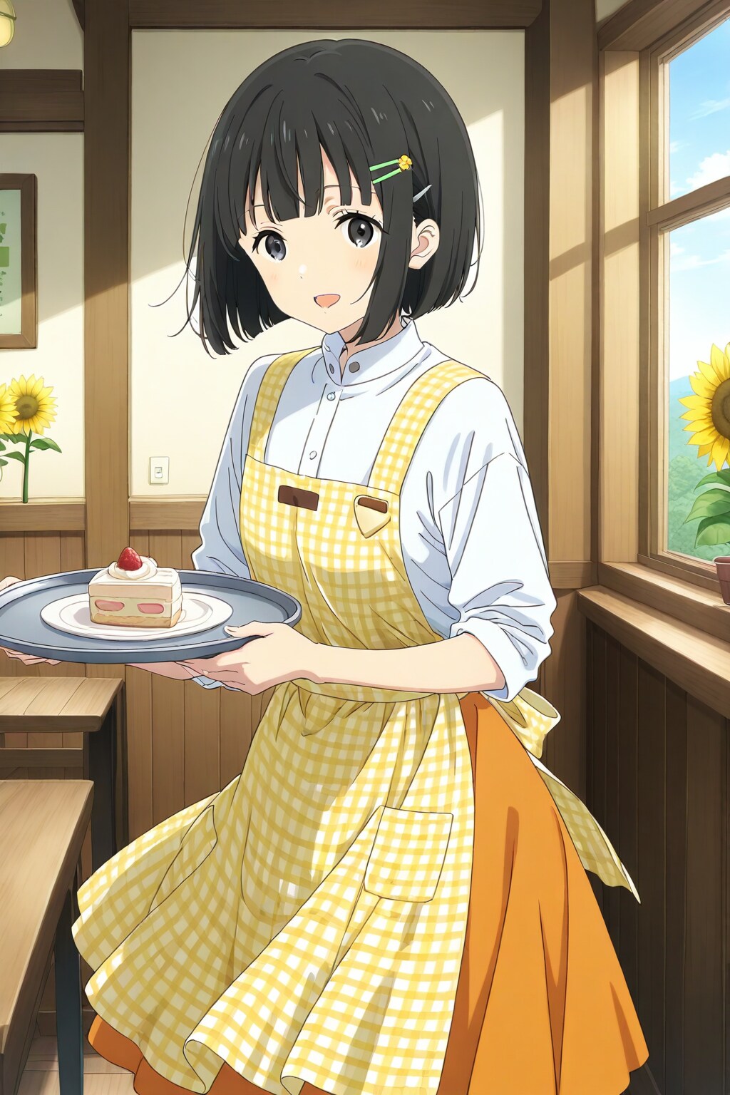 妹ちゃん✨カフェへようこそ‼️🥰🌻🍰☕✨５