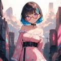地雷系和服 5枚目