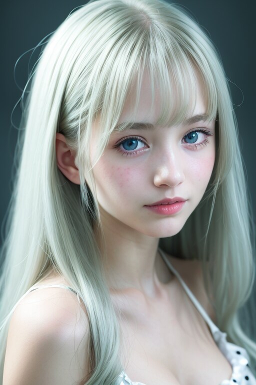 銀髪美女